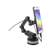 Joyhub Zp-x0188 Araba 360 Derece Dönen Teleskopik Katlanır Mıknatıs Vantuz Cep Telefonu Tutucu Siyah Yok Vantuzlu