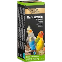 Gold Wings Premium Multi Vitamin A-D3-E-C-K Tüy Oluşum Destek 20 ML
