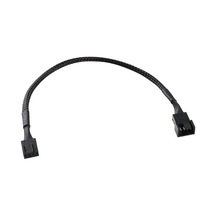 0449 Pwm 4 Pin Y Port Dişi Erkek Anakart 30 Cm 24 Awg Bakır 3 Mm Fan Uzatma Güç Kablosu.