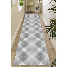 Gri Kaymaz Modern Kesme Rulo Özel Ölçülü Yolluk Ar1341n11