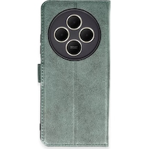 Xiaomi Redmi 14c Kılıf Trend S Plus Kapaklı Kılıf - Yeşil -