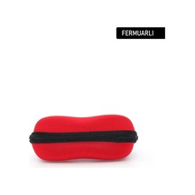 Fermuarlı Gözlük Kılıfı Kırmızı