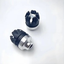 Cloudstore 2 Parça Gümüş Alüminyum Motosiklet Fork Çerçeve Korumaları - Sokak Motosikletleri, Moped Ve Skuterler İçin - Şok Emici Düşmeye Karşı Tekerlek Koruyucu