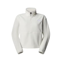 The North Face Kadın Glacıer Fleece 1/2 Zıp Shortceket Nf0a8d2cqlı1 Beyaz