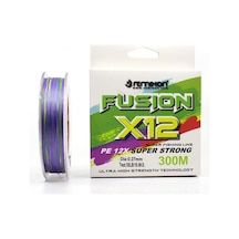 Remixon Fusion 0.27mm 300m Multicolor 12 Kat İp Olta Misinası 15.9kg Çeker