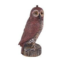 Homyl Sahte Baykuş Korkuluk Heykeli Yard Için Kuşları F