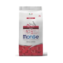 Monge Mini Senior Tavuklu Küçük Irk Yaşlı Köpek Maması 3 Kg