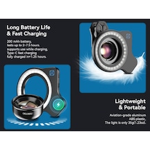Apexel HB100UFL Ultra Macro Lens With Fill Lıght