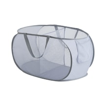 Suntek Magideal Katlanabilir Çamaşır Sepeti Örgü Kirli 2-ızgara-gri