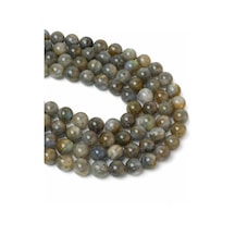 10 MM Labradorit Taşı Dizi Haki Yeşil