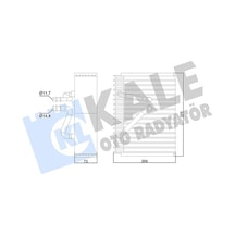 Kale 352965 Evaporatör Kalorifer Radyatörü - Opel Vectra B 1999-2002 2.0 İ Klimalı Modeller 1618178 - 9118447