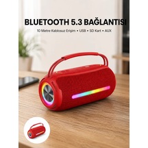 Hepsi Rgb Işıklı Taşınabilir Hoparlör Çoklu Bağlantı Desteği Najmaddin