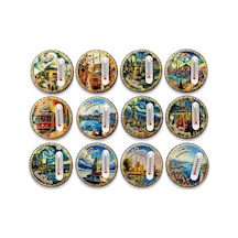 İstanbul Temalı Buzdolapı Süsü Magnet 57305706