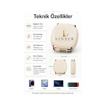 240w Type-c To Type-c Krem Teleskopik Şarj Ve Veri Kablosu, Geri Sarılabilir Mini Tasarım, Kademeli Uzunluk Ayarı,taşınabilir Hızlı Şarj Kablosu Krem
