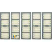 Philips Uyumlu Homerun 7000 Serisi Aqua Xu7100 Robot Süpürge Hepa Filtresi 5 Adet