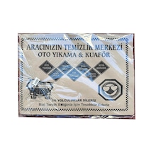 Baskılı Kraft Oto Araç Araba Paspas Kağıdı - 35x50 Cm. - 50 Adetlik 1 Paket Genel