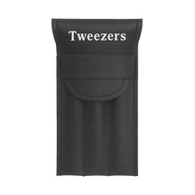 Twiezers Twzset3001 Deri Çantalı 3'lü Paslanmaz Çelik Cımbız Seti - Siyah/siyah