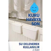 2 Adet - Petek Arkası Suluğu- Kalorifer Suluk Nemlendirici Dökülme Karşıtı Güvenli Tasarım Beyaz T Diğer