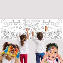 Yılbaşı Boyama Posteri - 50x150 Cm Diğer