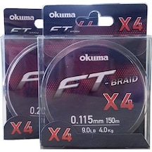 Okuma Ft-X4 Braid Line Grey 300M Ip Misina