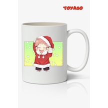 Jujutsu Kaisen Itadori Yuji Yılbaşı Christmas Anime Beyaz Kupa Bardak Sevgiliye Arkadaşa Hediye 03 Beyaz