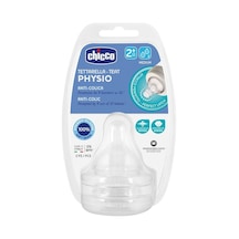 Chicco Wellbeing Silikon 2'li Biberon Emziği 2 Ay+