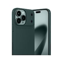 Apple iPhone  Uyumlu  17 Pro Auto Focus Karbon Kapak - Koyu Yeşil