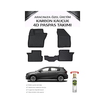 Fiat Egea Hatchback 2015 Model Aracınıza Özel Karbon Kauçuk Paspas Takımı