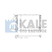 KALE OTO Radyatör 3903031AB Su Radyatörü Alfa 156 1.6 1.8 2.0 16V Ts 97-06 Al Pl Brz