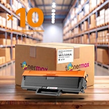 Hp Laser 107w Uyumlu  Toner Çipli W1106a 10'lu 1.000 Sayfa Standart Kapasite