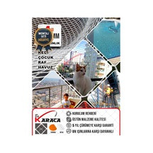 2x3 Mt 4mm Ip Kalınlığı 5x5 Gözenekli / Güvenlik Filesi