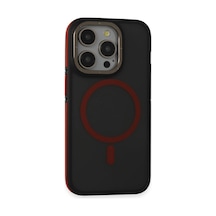 Joko Apple İphone 15 Pro Rocky Magsafe Kapak - Siyah-kırmızı 0.2M-Çok Renkli