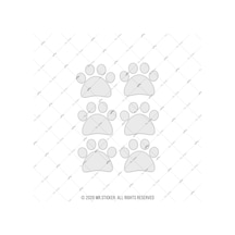 Bay Etiket Rfhlm19 Reflektif Kedi Patisi Izi Sticker Seti 4 Adet