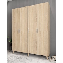 Sedef Portmanto Vestiyer Ayakkabılık Meşe 140cm