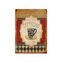 Bedeko Cafe Cappuccino Dekoratif Mdf Tablo 35 Cm X 50 Cm
