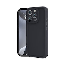 Apple iPhone Uyumlu  16 Pro Max Uyumlu Kılıf Viera Silikon - Siyah
