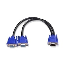 Px-1170 Vga Y Kablo, Vgato 2xvga Çoklayıcı Splitter Kablo, 1 Vga Çıkışı 2 Monitör Tv Projeksiyona Aynı Görüntü Aktarma Kablosu, Pc Laptop Ekran Kartı İçin Vga To 2 Analogvga Dişi Çoğaltıcı