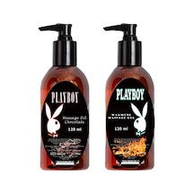 Playboy Massage Oil Chocolate Fragrances And Warming 120 Ml Çikolata Kokulu Ve Isıtıcılı Vücut Masaj