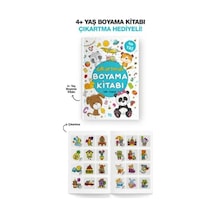 Lbk Çıkartmalı Boyama Kitabı 4 Yaş +