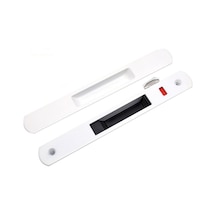 Dayanıklı Sürgülü Kapı Kilidi Kanca Çinko Alaşımlı Pencere Mandalı Dayanıklı Kapı Kolu Kilidi Sürgülü Pencere Color 2 Double Sided Lock