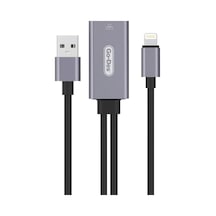 Go Des GD-6837 RJ45 To Lightning Otg 100Mbps Ethernet Dönüştürücü