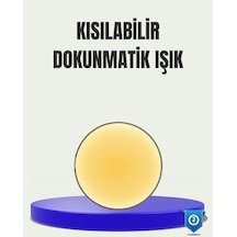 Mey İthalat Led Hareket Sensörlü Gece Lambası Kablosuz Duvar Tipi Sarı