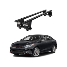 Royal Kia Forte Iıı 2019 Ve Sonrası Uyumlu Siyah Kilitli Ara Atkı Port Bagaj Tavan Barı