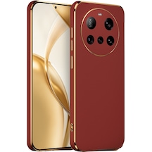 Xiaomi Mi 15 Ultra Uyumlu Kılıf Volet Silikon - Kırmızı