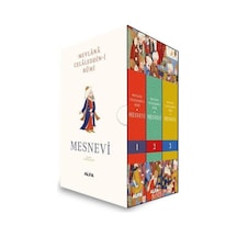 Mesnevi Seti - 3 Kitap Takım - Vuslatın 750. Yılı - Kutulu - Mevlana Celaleddin-i Rumi - Alfa Yayıncılık