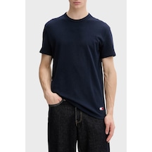 Tommy Jeans Logolu Pamuk Karışımlı Bisiklet Yaka T Shirt Erkek T Shirt Dm0dm22529 C1g Lacivert