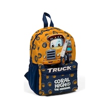 Coral High Kids Minik Yuva Sırt Çantası Truck Desenli İki Bölmeli 33261 Çok Renkli
