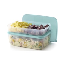 Buzdolabı Saklama Kabı 2 Li Set Mavi