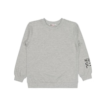 Civil Girls Basic 10-13 Yaş Sweatshirt - Ekru Ekrumelanj