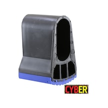 30x60 Plastik Elips Merdiven Tapası Siyah-Mavi